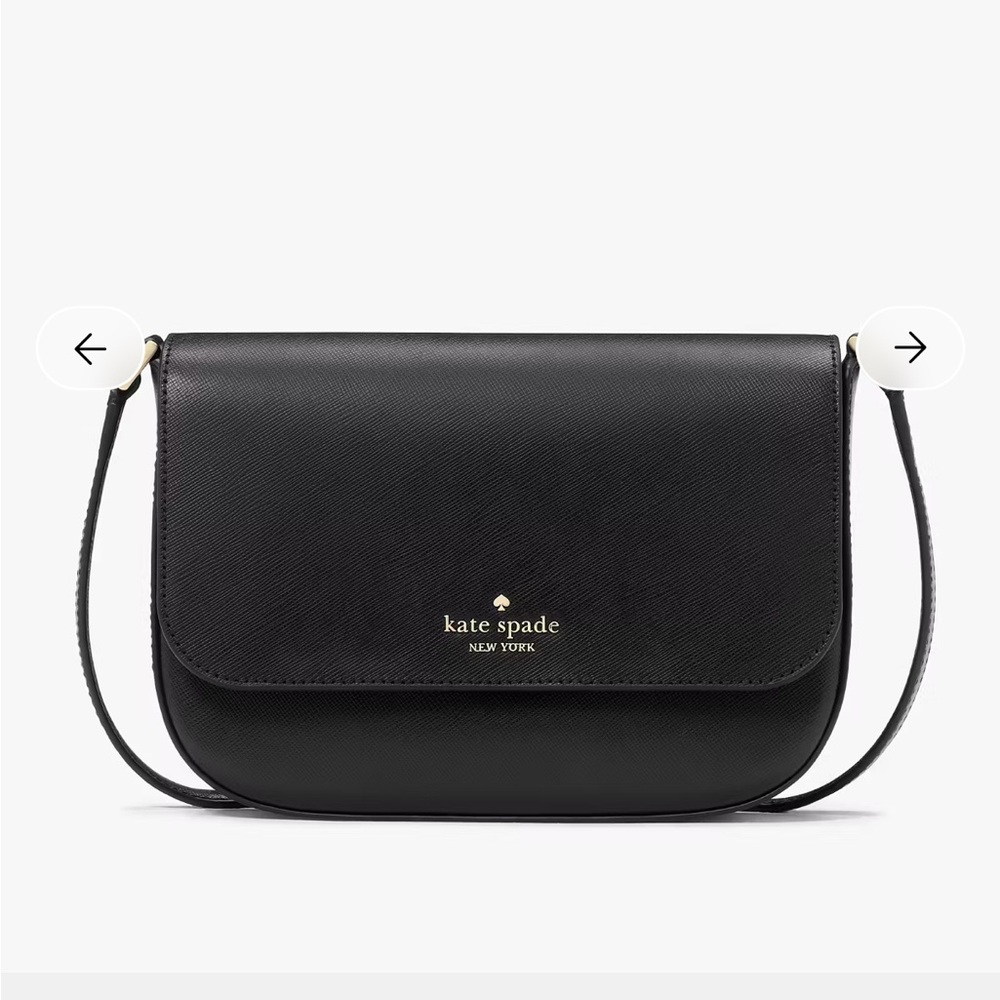 Kate Spade Sleek Black Crossbody Bag